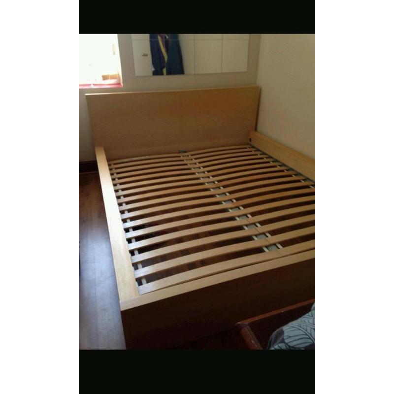 Ikea malm double bed