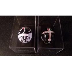 Valentino rossi minature helmets