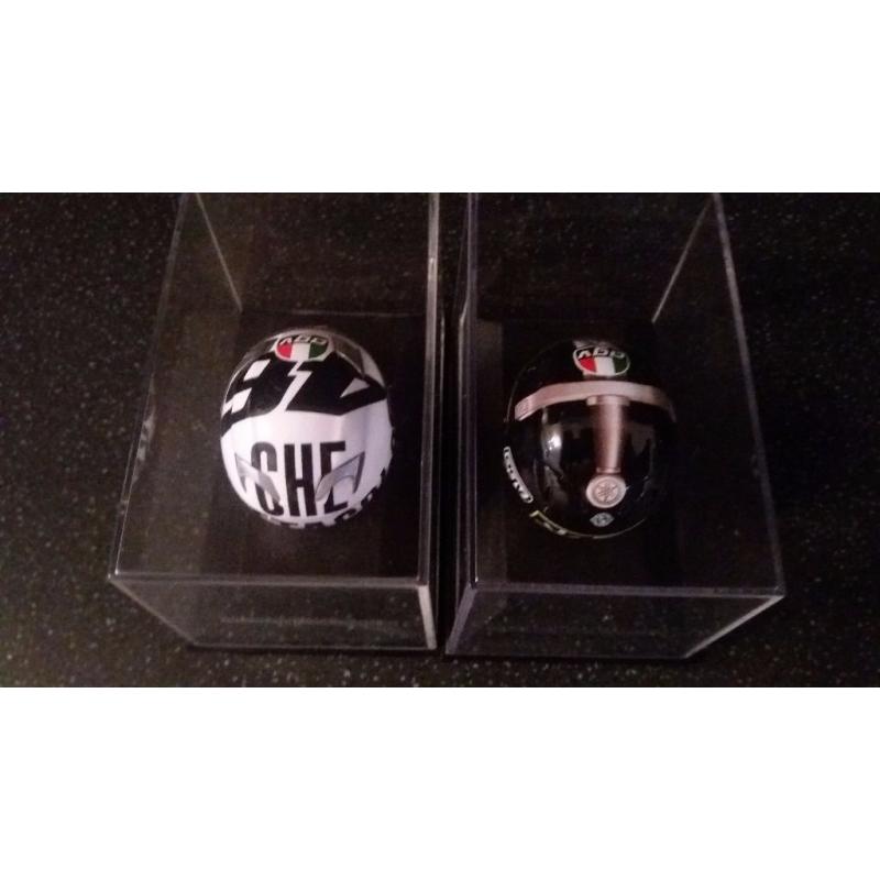 Valentino rossi minature helmets