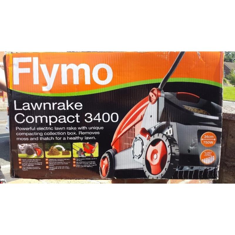 Flymo lawnrake compact