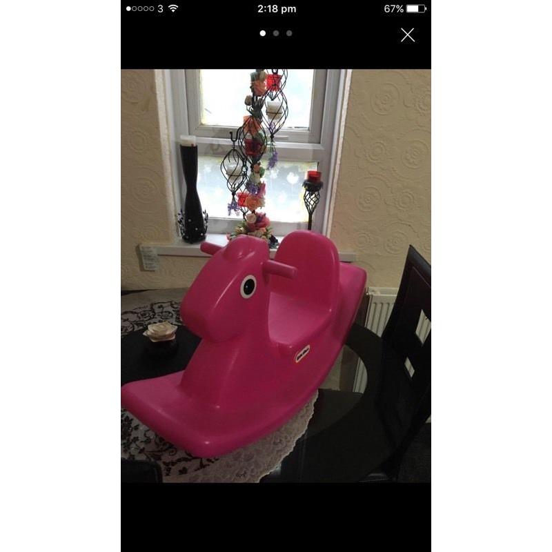 Little tikes horse bounce