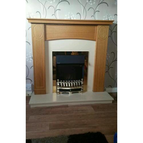 Electric fire surround,fire and hearth