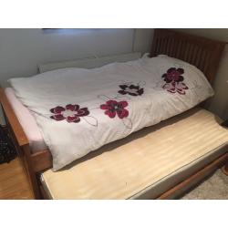 Bedroom furniture single bed desk