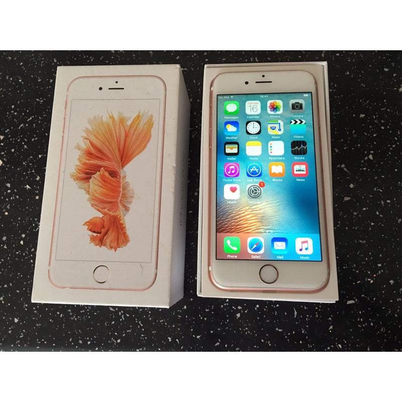 Apple iPhone 6s 64gb rose gold unlocked