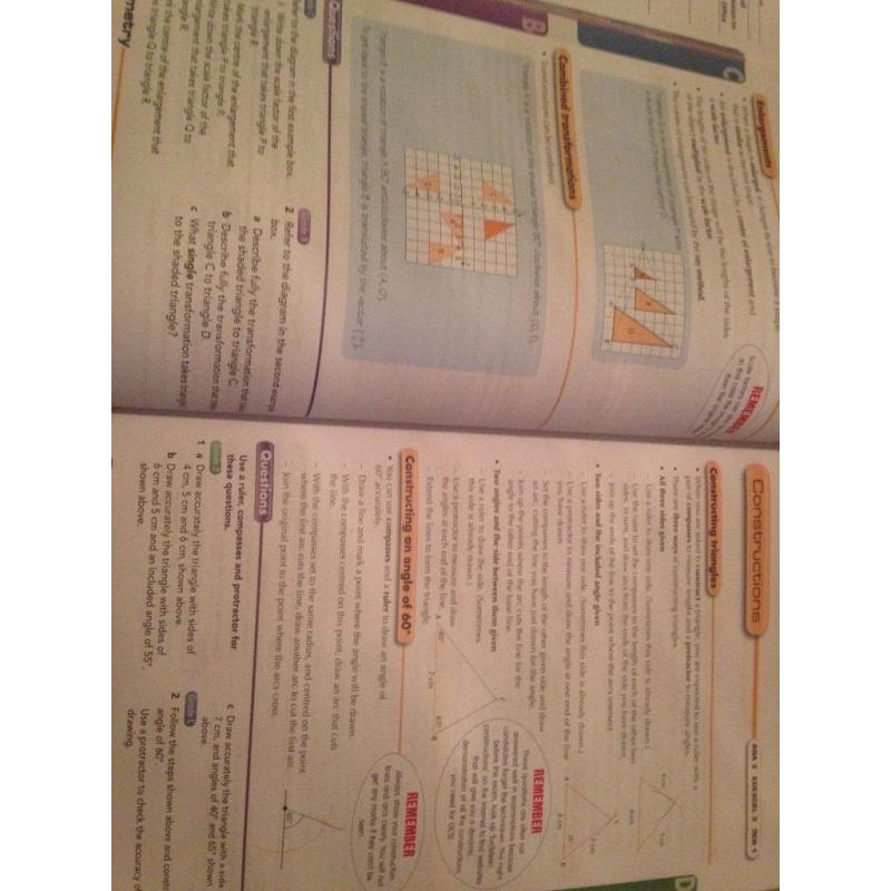GCSE maths revision guide.