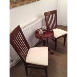 Table with two chairs