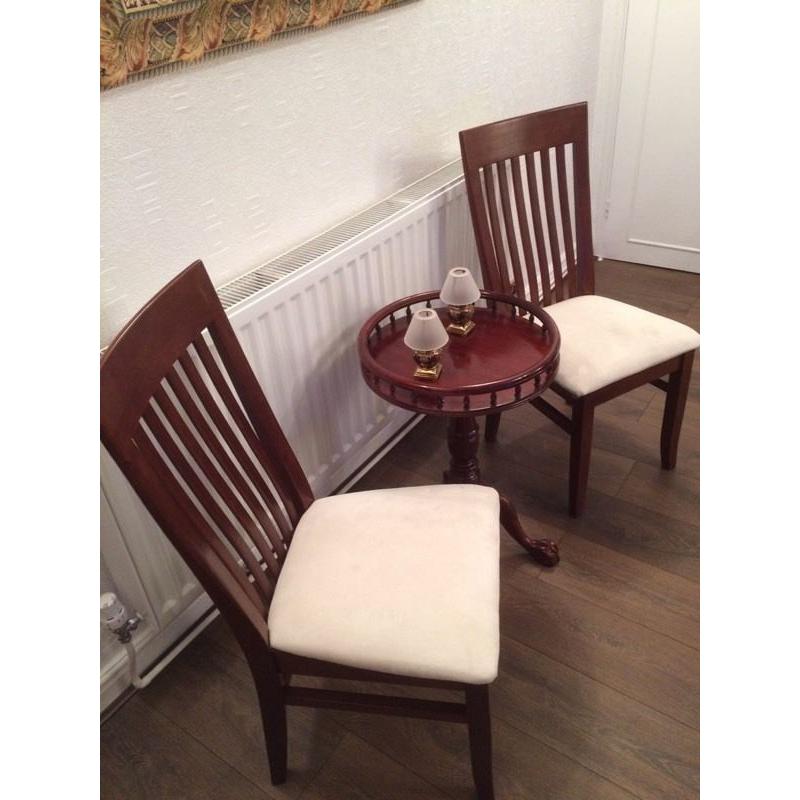 Table with two chairs