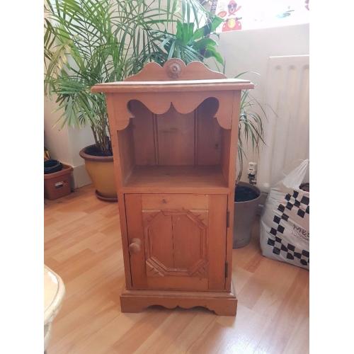 Wooden cabinet with cupboard
