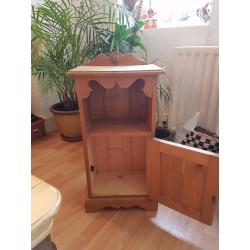 Wooden cabinet with cupboard