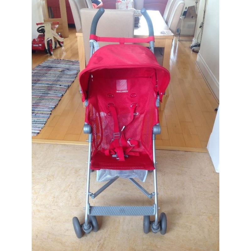 Maclaren stroller, hardly used, lightweight, great for travelling
