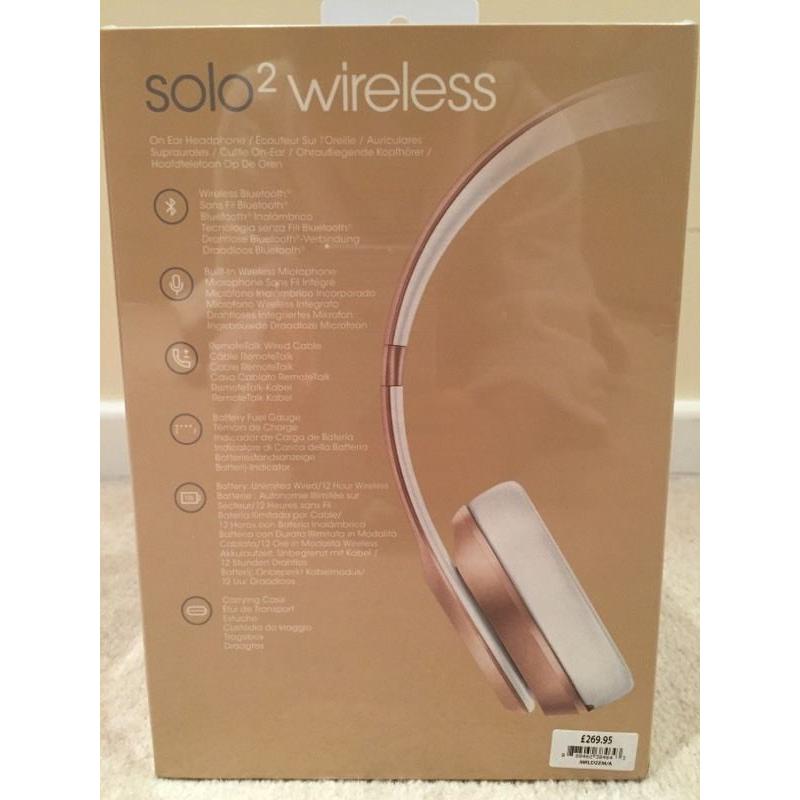 Beats Solo 2 Wireless Special Edition Gold
