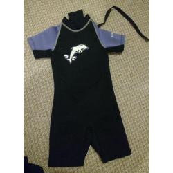 Neoprene suit size 1/2 years old