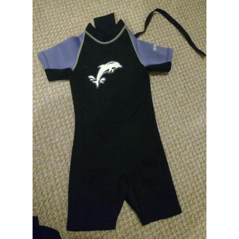 Neoprene suit size 1/2 years old