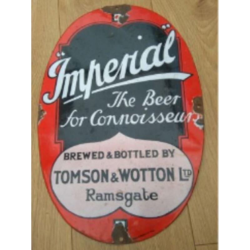 Wanted old sign advertising shop car garage metal motor enamel