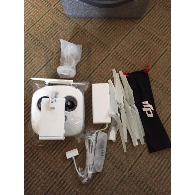 DJI Phantom 4 Pro GPS QuadCopter Drone 4K + 2 Extra Batteries
