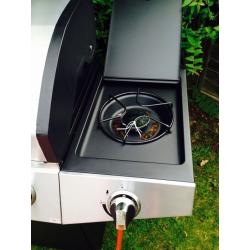 Barbecue, Gas, 6 burner plus side burner.