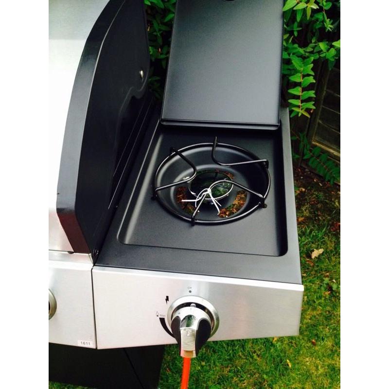 Barbecue, Gas, 6 burner plus side burner.