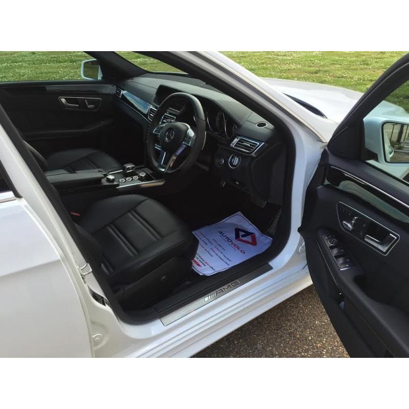 MERCEDES E63 5.5 Bi-Turbo *FSH, HPI CLR, VGC, VAT Qualifying, Panoramic Roof, White, Sports Saloon
