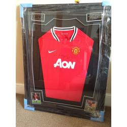 Wayne Rooney Framed Signed Shirt