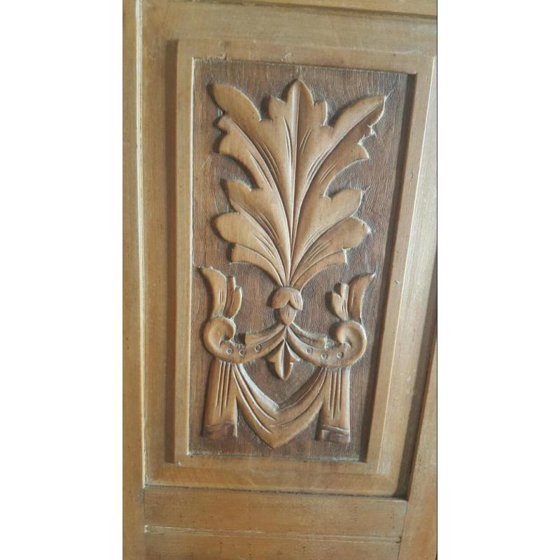 **House clearance** Antique mirrored wardrobe