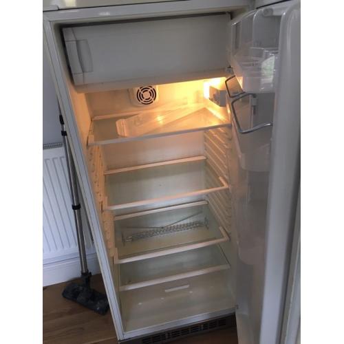 Retro cream smeg fridge freezer