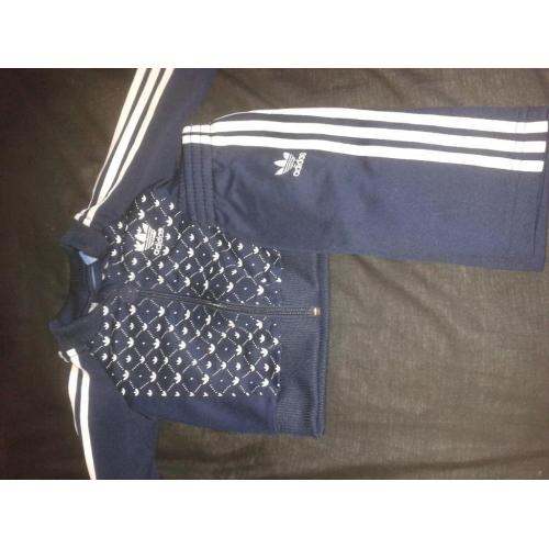 Blue baby adidas tracksuit