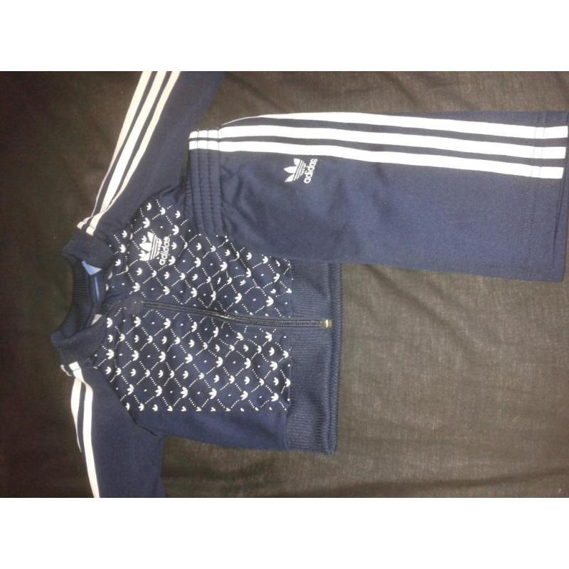 Blue baby adidas tracksuit