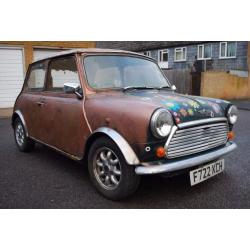 1989 Austin Mini Racing Flame *** RESTORATION PROJECT *** NON DRIVER *** for spares or parts