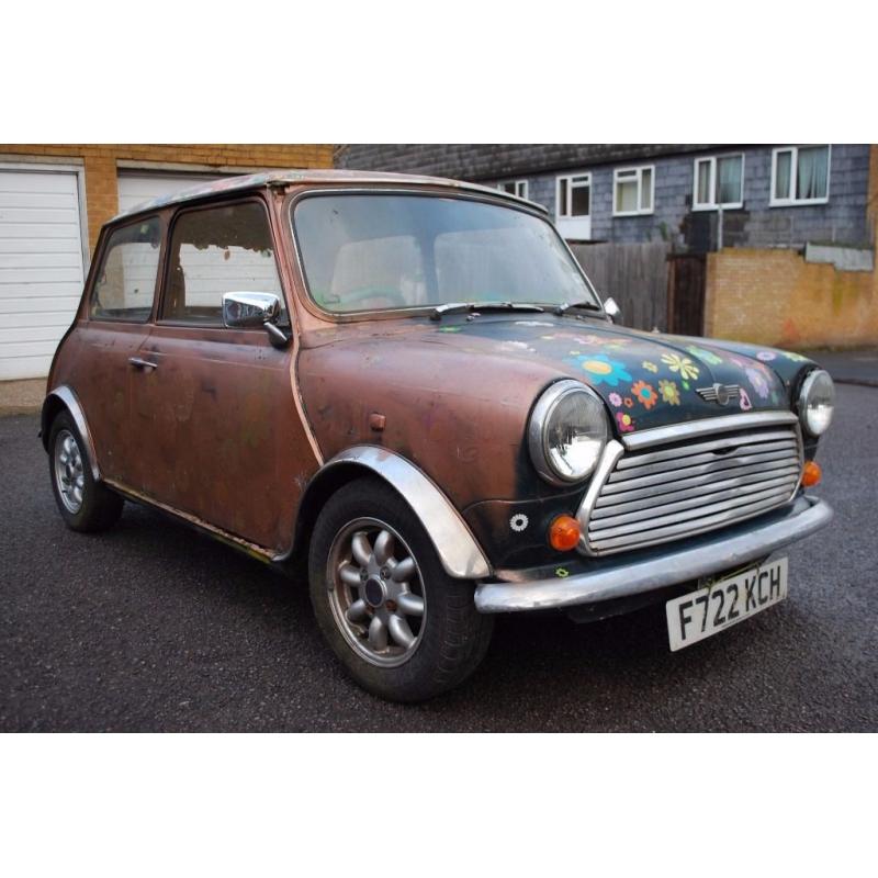 1989 Austin Mini Racing Flame *** RESTORATION PROJECT *** NON DRIVER *** for spares or parts