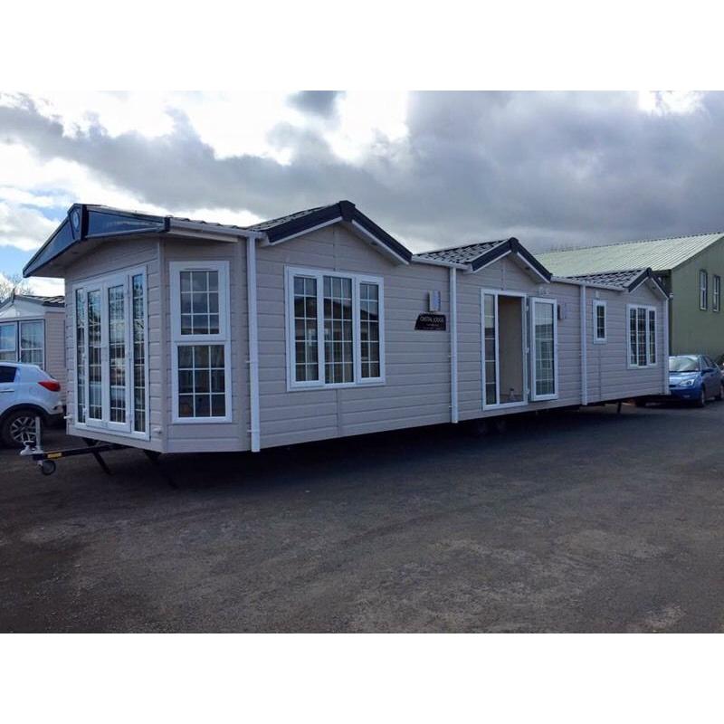 New 2016 Cristal Lodge 43x14 two bedrooms- static caravan