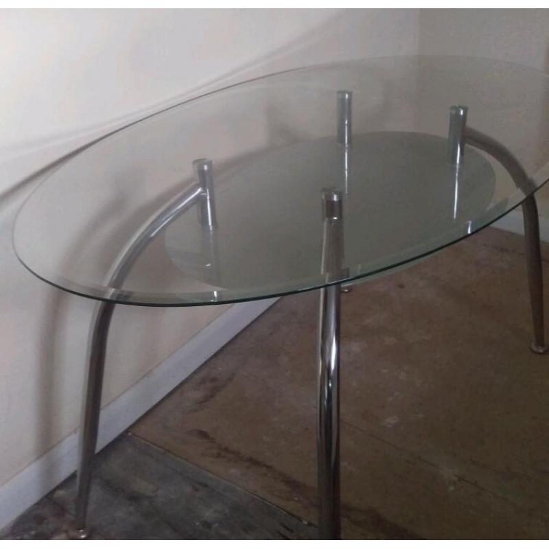 Glass dining table 15