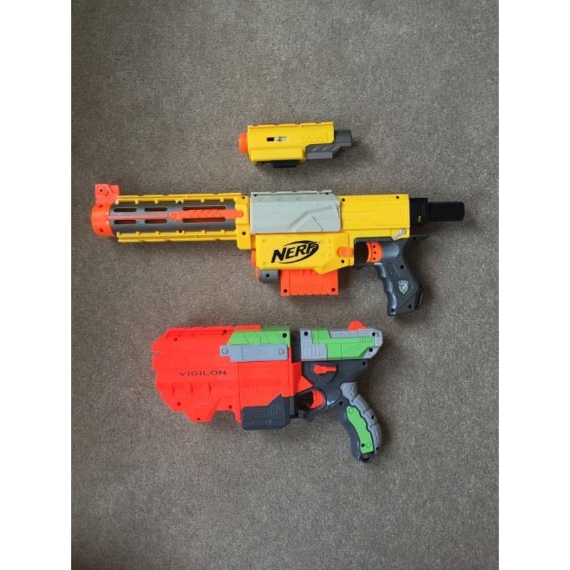 Nerf Vigilon and Nerf recon CS-6 working laser