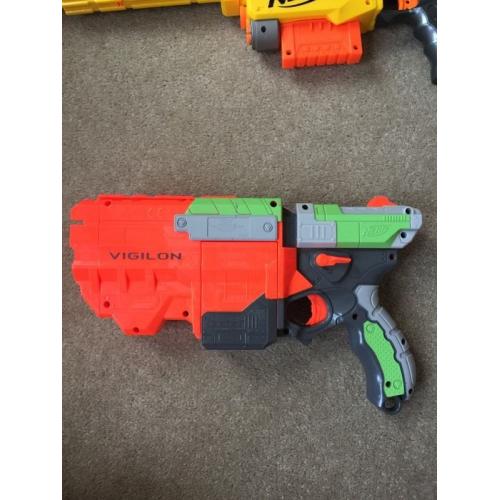 Nerf Vigilon and Nerf recon CS-6 working laser