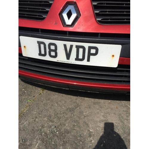 Private number plateD8VDP for David P