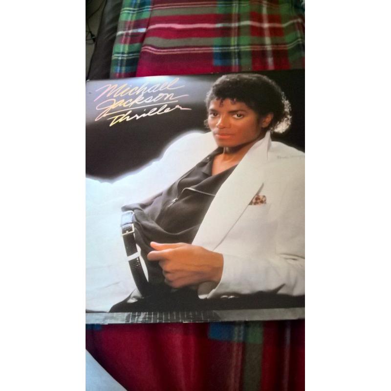 Michael Jackson vinyl record..33rpm...Thriller..