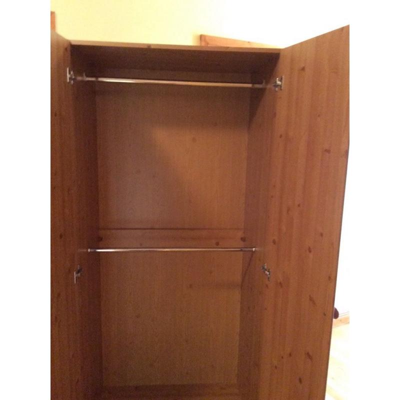 Double Wardrobe & Bedside locker