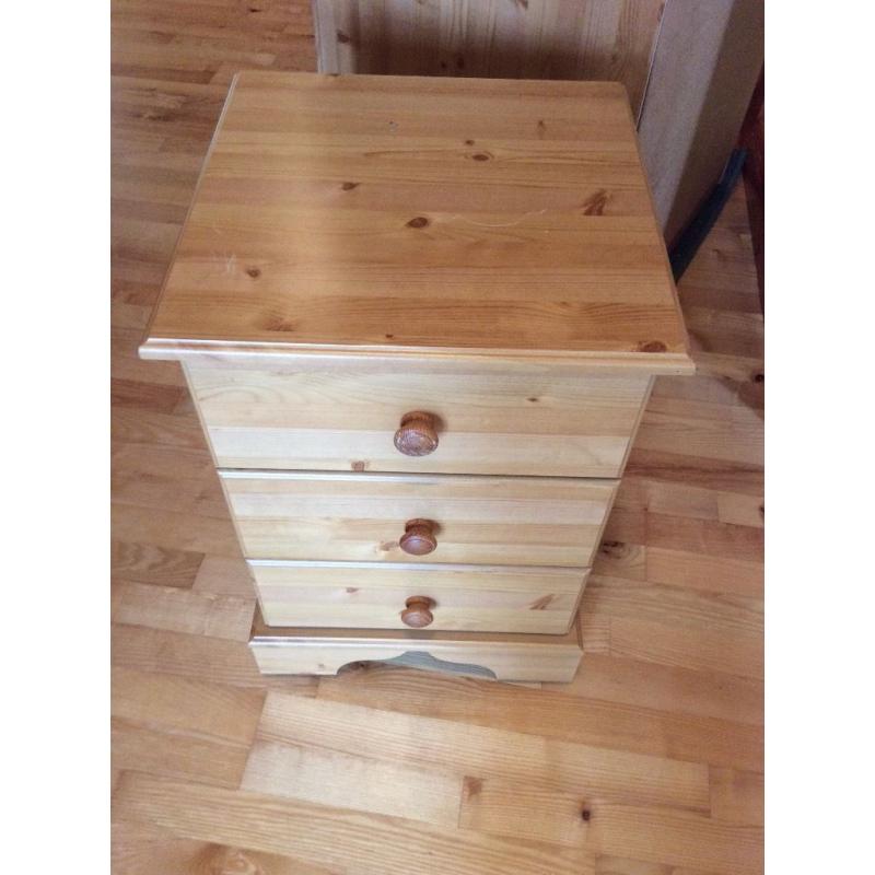 Double Wardrobe & Bedside locker