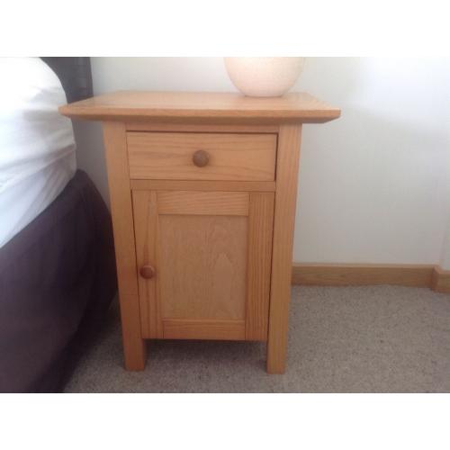 Habitat ash shaker style bedside cabinet