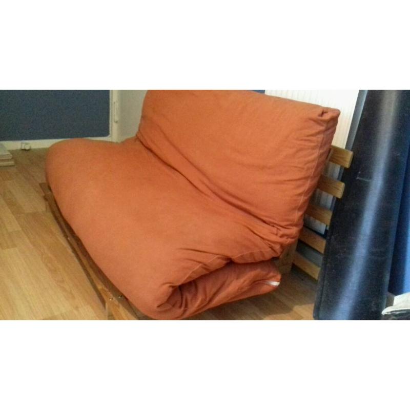 Orange futon for sale