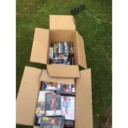 Over 150 DVDs