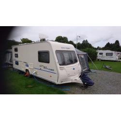 Bailey Ranger GT60 540/6. 2010. Triple fixed bunks. Plus 2 awnings and accessories.