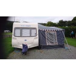 Bailey Ranger GT60 540/6. 2010. Triple fixed bunks. Plus 2 awnings and accessories.