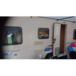 Bailey Ranger GT60 540/6. 2010. Triple fixed bunks. Plus 2 awnings and accessories.