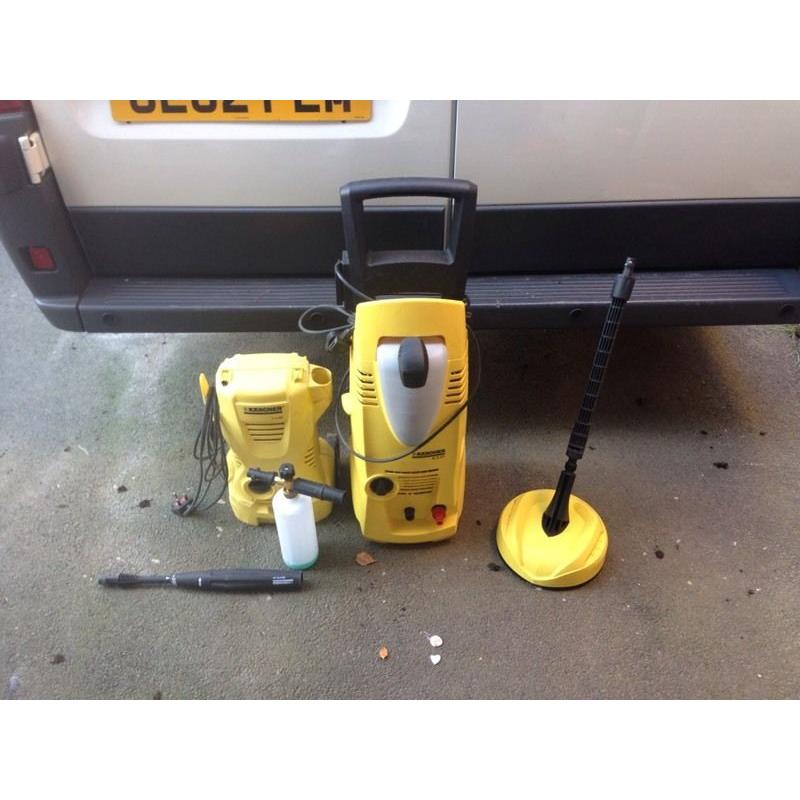 2 karchers with extras
