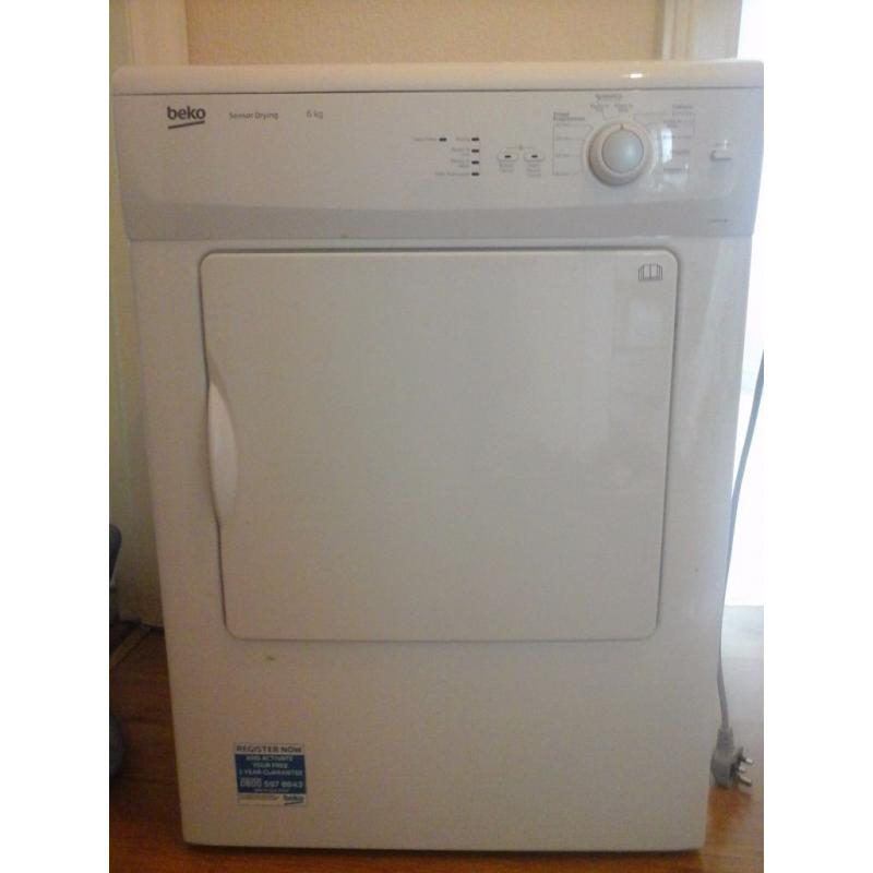 Beko Sensor drying 6kg vented tumble dryer