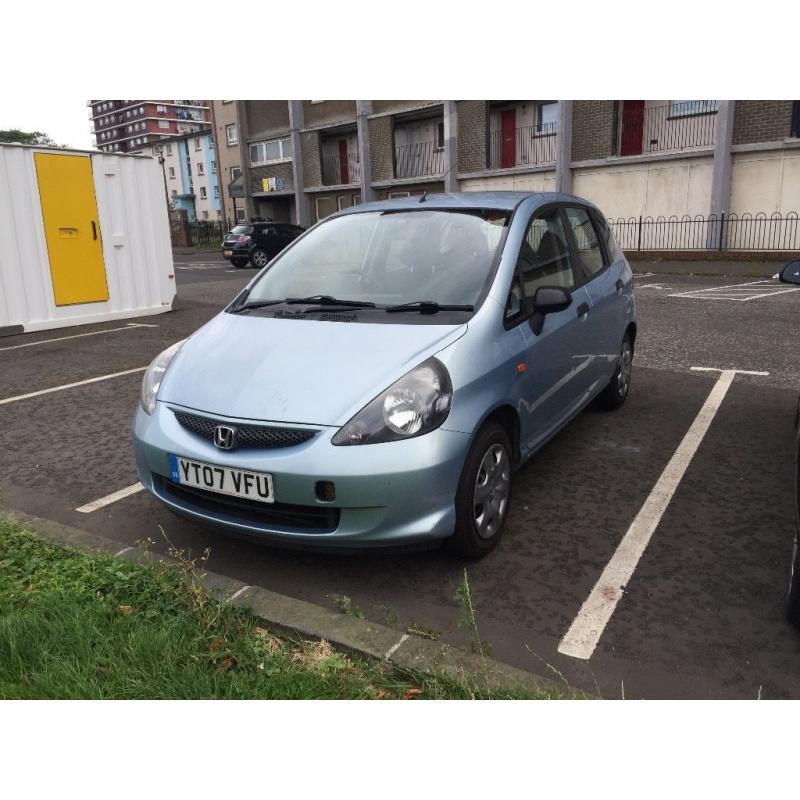 2007 HONDA JAZZ 5DOOR HATCHBACK MANUAL PETROL