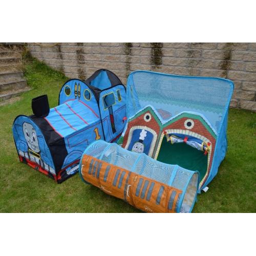 Thomas The Tank Engine play tents and Annie and Clarabel Tunnel.