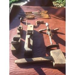 Old carpentry tools