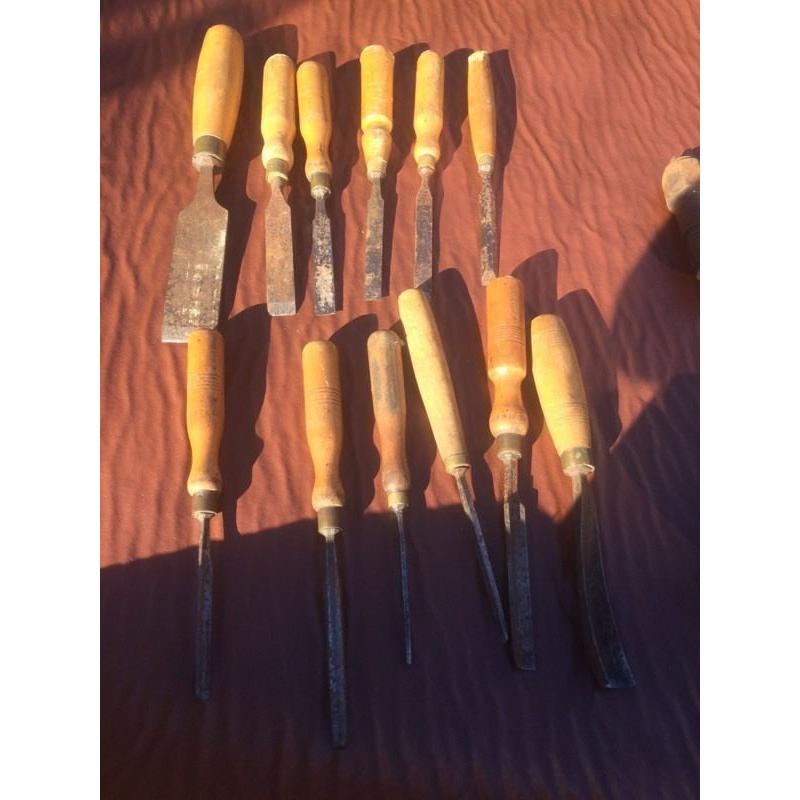 Old carpentry tools