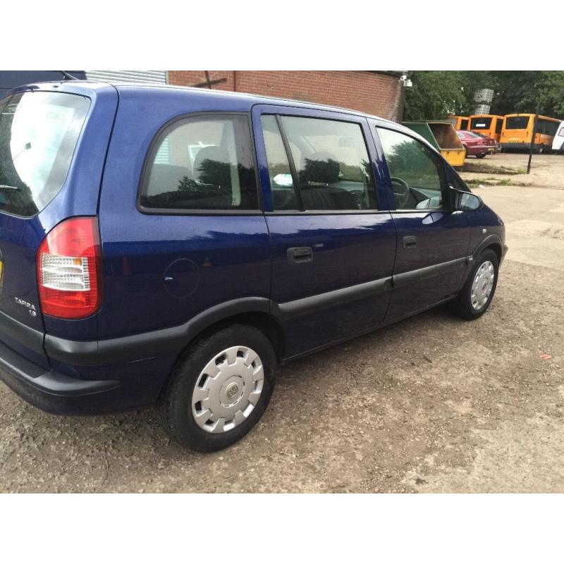 VAUXHALL ZAFIRA 53REG MOT TIL 16/04/2017** 7 SEATER GOOD CONDITION